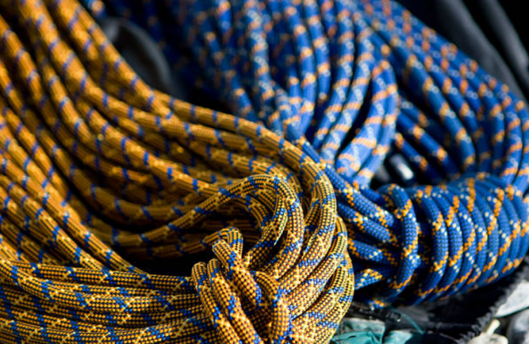 different climbing ropes